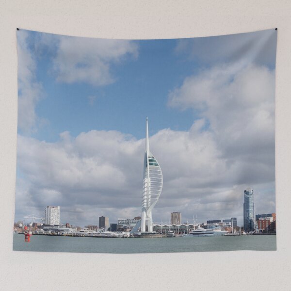 Item preview, Spinnaker Tower and Big Skies designed and sold by heidipics.