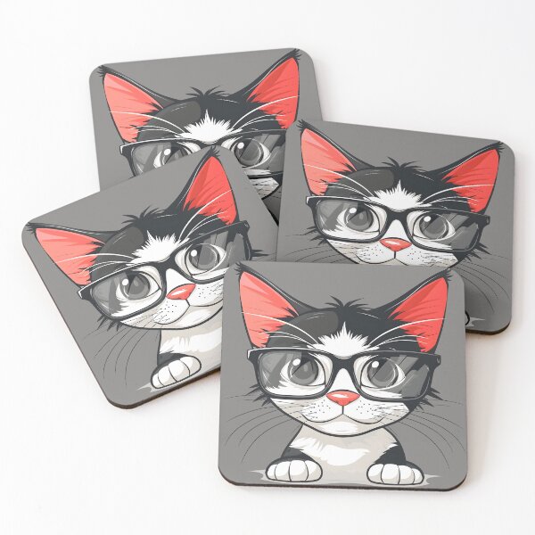 Item preview, Cat Wearing Glasses designed and sold by taniasofia.