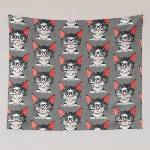 Item preview, Cat Wearing Glasses designed and sold by taniasofia.