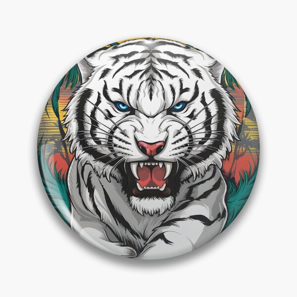 Item preview, White Bengal Tiger with Blue Eyes designed and sold by Bananobanini.