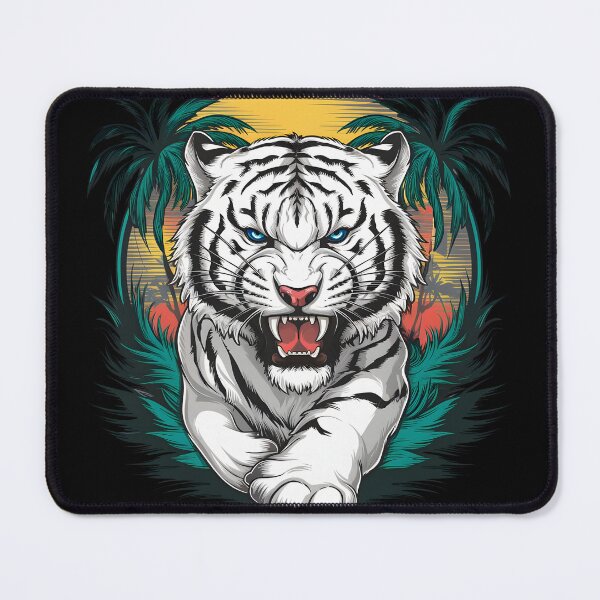 Item preview, White Bengal Tiger with Blue Eyes designed and sold by Bananobanini.