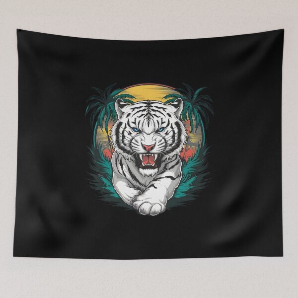 Item preview, White Bengal Tiger with Blue Eyes designed and sold by Bananobanini.