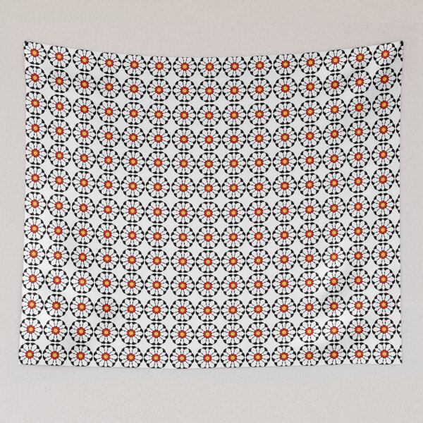 Item preview, bloom flower pattern fabric designed and sold by Toom289.
