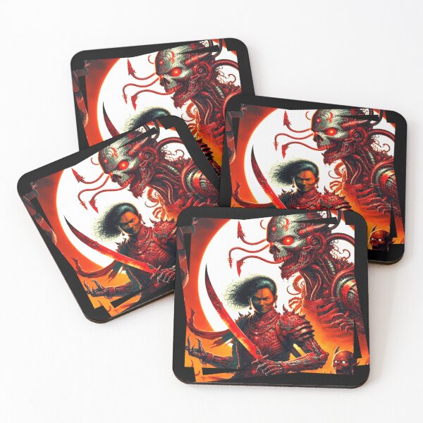 Item preview, Abstract Warrior with Sword and Skeleton Background designed and sold by Hungry-Murphy.