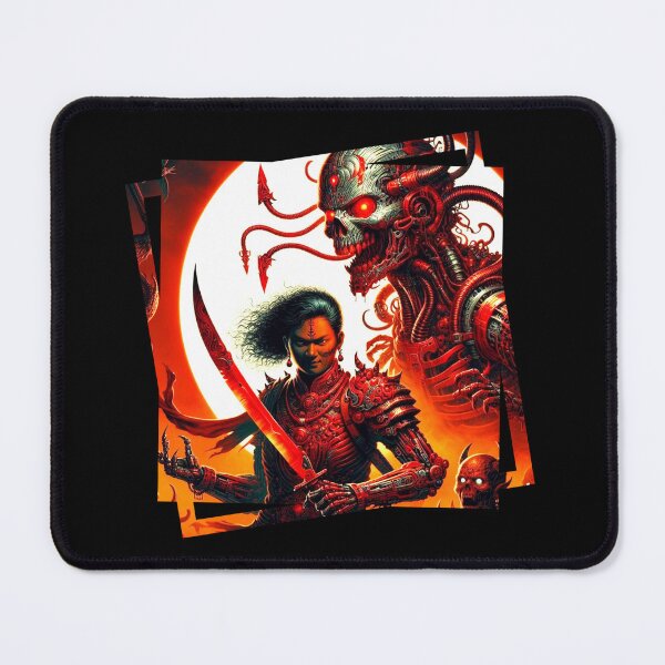 Item preview, Abstract Warrior with Sword and Skeleton Background designed and sold by Hungry-Murphy.