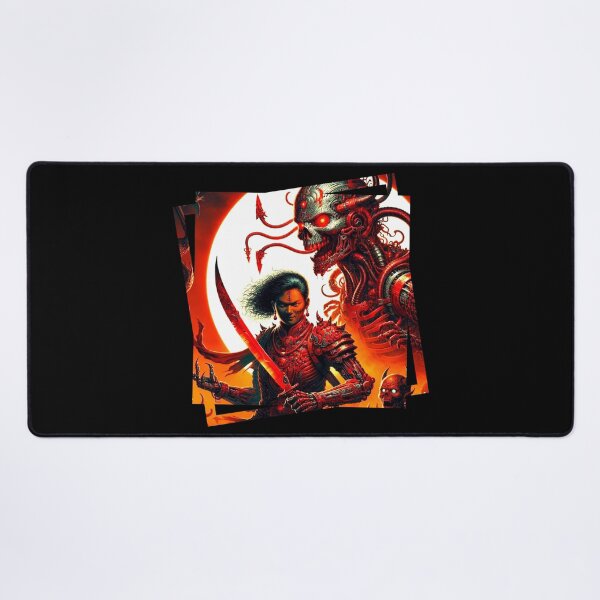 Item preview, Abstract Warrior with Sword and Skeleton Background designed and sold by Hungry-Murphy.