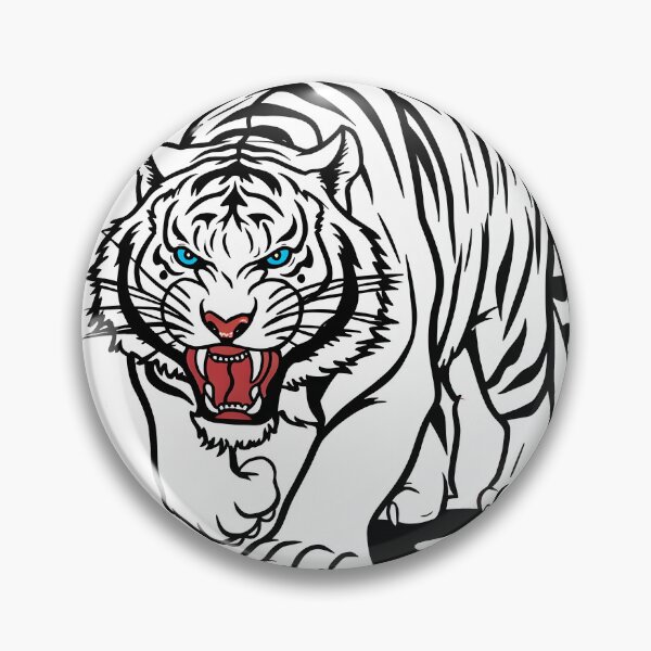 Item preview, White Bengal Tiger with Blue Eyes designed and sold by Bananobanini.