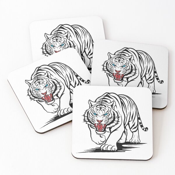 Item preview, White Bengal Tiger with Blue Eyes designed and sold by Bananobanini.