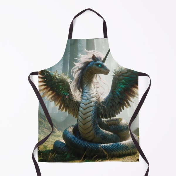 Item preview, Mystical Snake-Alicorn Hybrid: Enchanted Forest Guardian designed and sold by FantasyHybrids.