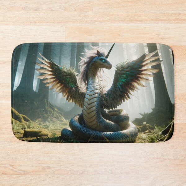 Item preview, Mystical Snake-Alicorn Hybrid: Enchanted Forest Guardian designed and sold by FantasyHybrids.