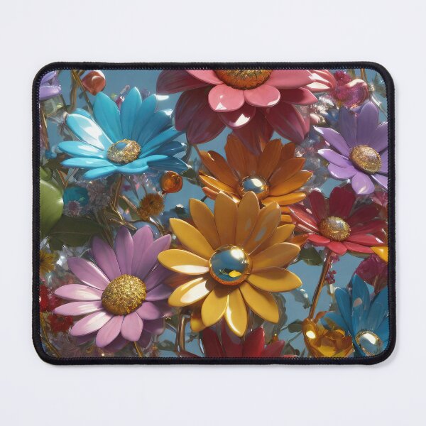 Item preview, 3d Colorful Flowers Backgroun, Floral Pattern designed and sold by HAKKI ARSLAN.