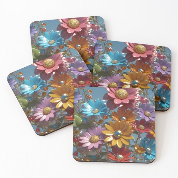 Item preview, 3d Colorful Flowers Backgroun, Floral Pattern designed and sold by HAKKI ARSLAN.