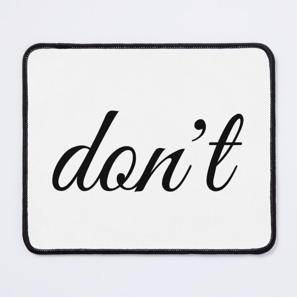Item preview, Don't designed and sold by ZenStitchMotifs.