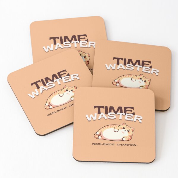 Item preview, Time Waster Worldwide Champion Funny Lazy Cat designed and sold by munochill.