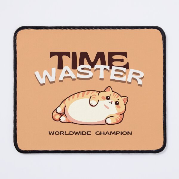 Item preview, Time Waster Worldwide Champion Funny Lazy Cat designed and sold by munochill.