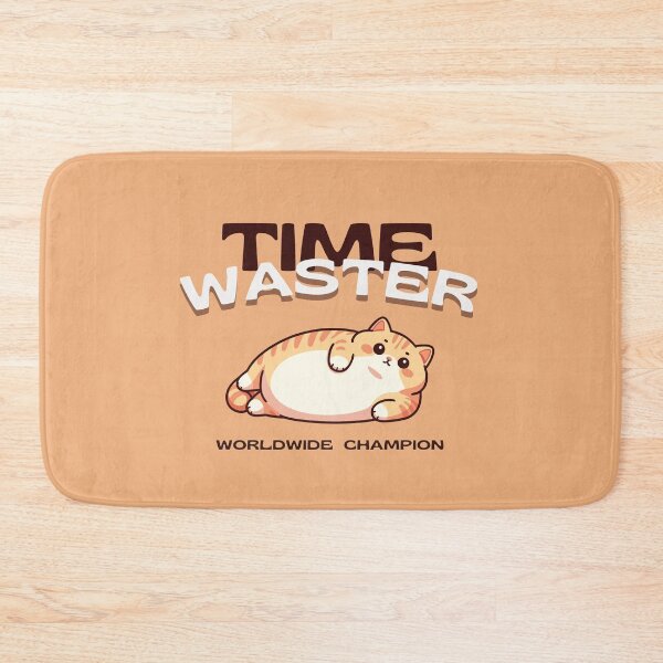 Item preview, Time Waster Worldwide Champion Funny Lazy Cat designed and sold by munochill.