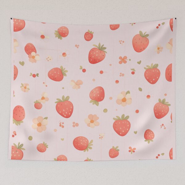 Aperçu de l'œuvre Champ de fraises créée et vendue par Nowshin Tasnim.