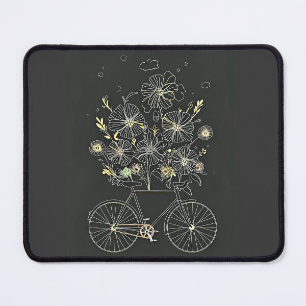 Item preview, Floral Bicycle  designed and sold by BlissfulBlossom.