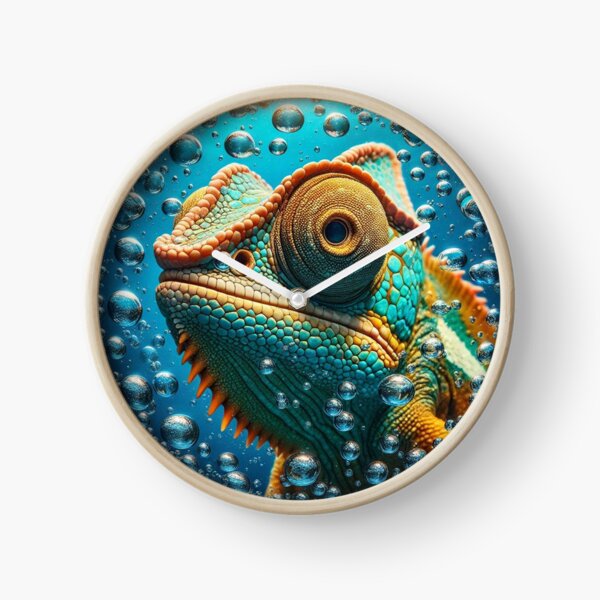 Item preview, Hilarious Underwater Animal Selfies - Chameleon | Unique Designs on Redbubble designed and sold by MiszungART.