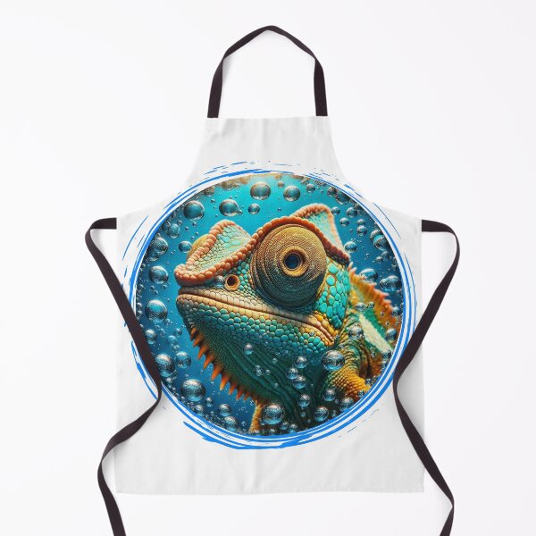 Item preview, Hilarious Underwater Animal Selfies - Chameleon | Unique Designs on Redbubble designed and sold by MiszungART.