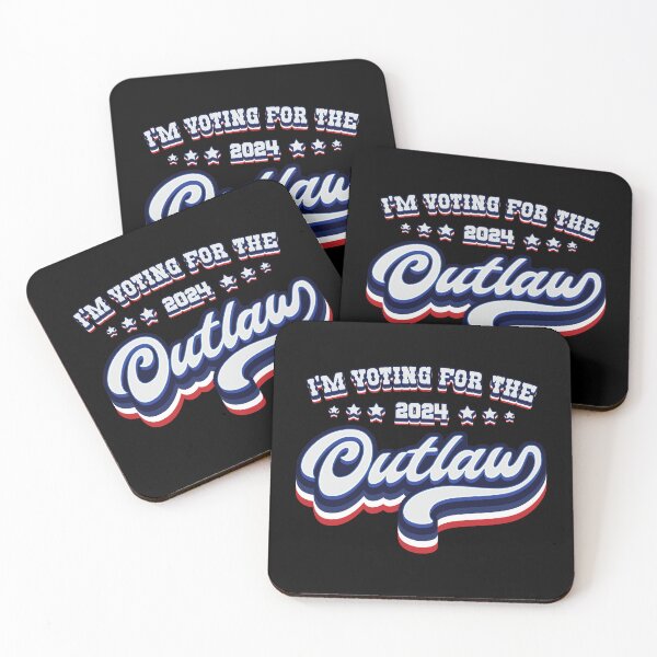 Item preview, I'm Voting For The Outlaw - Elections 2024  designed and sold by Whimsical  Thinker.