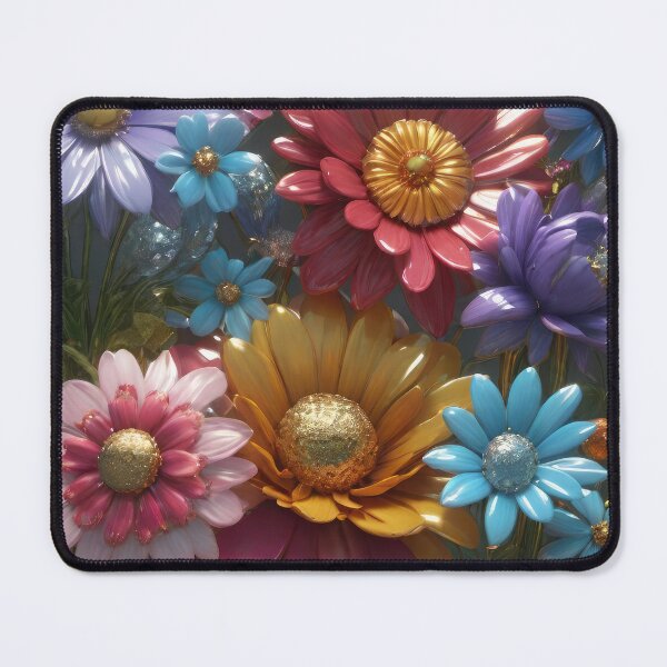 Item preview, 3d Colorful Flowers Backgroun, Floral Pattern designed and sold by HAKKI ARSLAN.