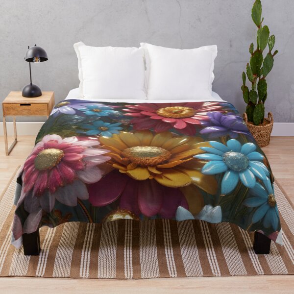 Item preview, 3d Colorful Flowers Backgroun, Floral Pattern designed and sold by HAKKI ARSLAN.