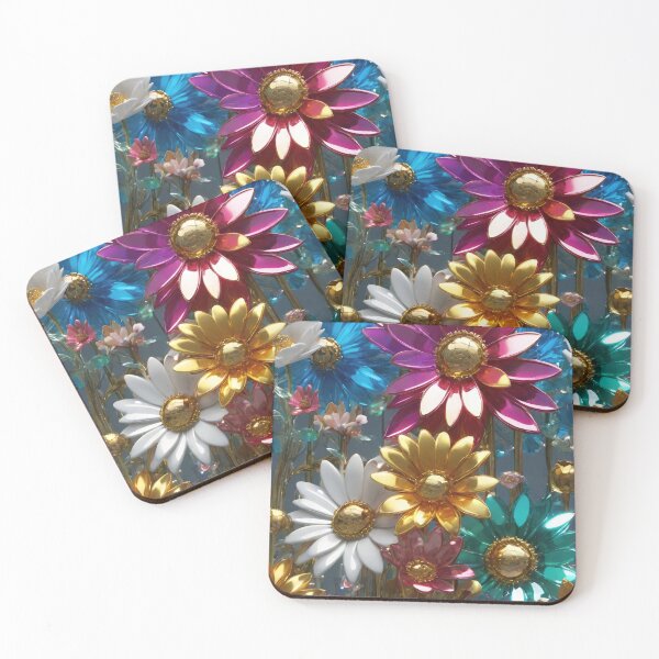 Item preview, 3d Colorful Flowers Backgroun, Floral Pattern designed and sold by HAKKI ARSLAN.