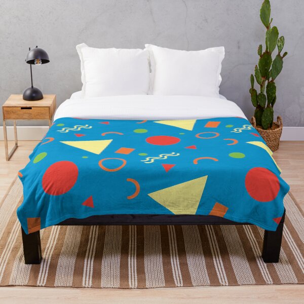 Aperçu de l'œuvre Motif Memphis fractal multicolore créée et vendue par PatternsPalette.