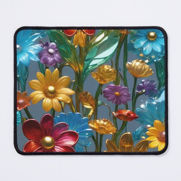 Item preview, 3d Colorful Flowers Backgroun, Floral Pattern designed and sold by HAKKI ARSLAN.