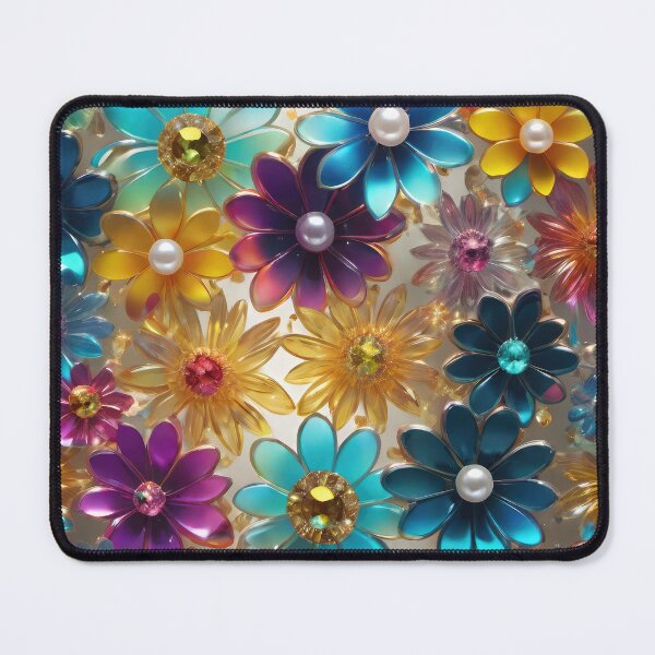 Item preview, 3d Colorful Flowers Backgroun, Floral Pattern designed and sold by HAKKI ARSLAN.