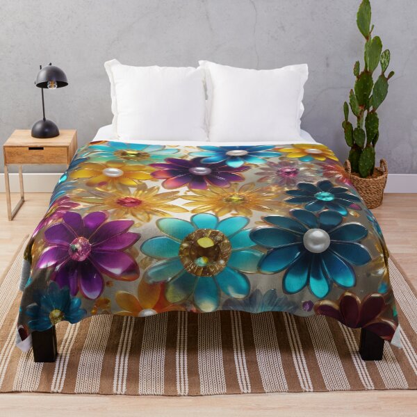 Item preview, 3d Colorful Flowers Backgroun, Floral Pattern designed and sold by HAKKI ARSLAN.