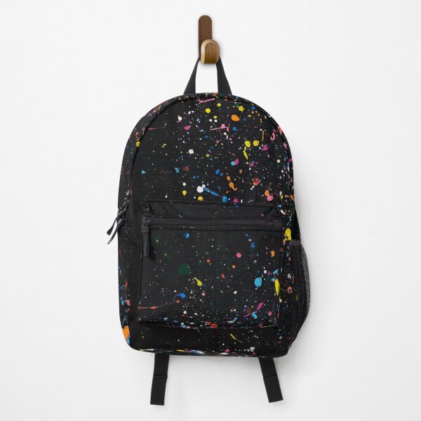 Item preview, Painting of a colorful galaxy on a black background designed and sold by mariebouissou.