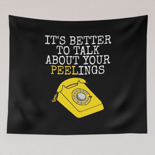 Item preview, It's Better To Talk About Your Peelings, Banana Phone Funny designed and sold by doodlerob.