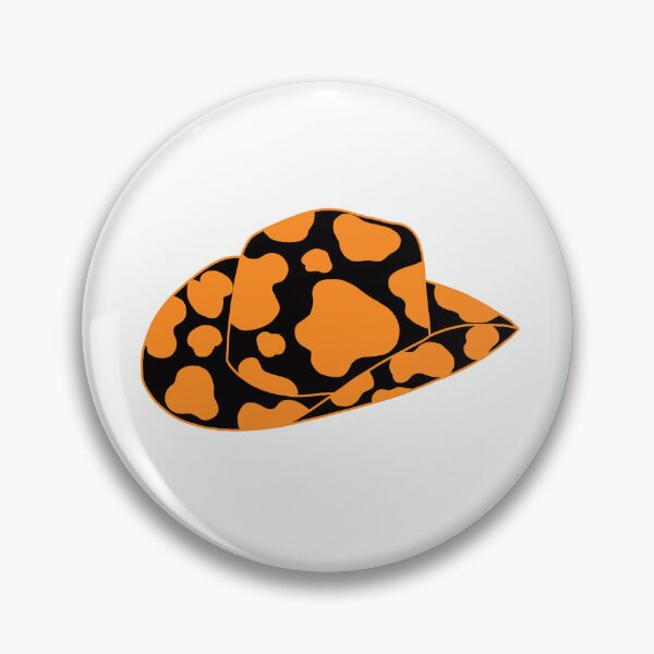 Item preview, Orange and Black Cowboy Hat designed and sold by morgankeiky.