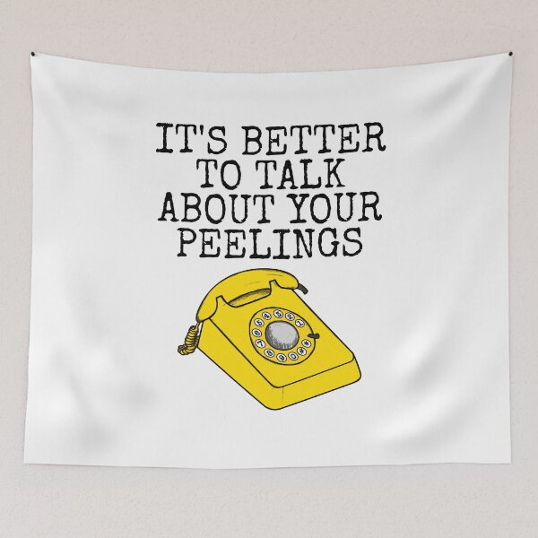 Item preview, It's Better To Talk About Your Peelings, Banana Phone Funny designed and sold by doodlerob.