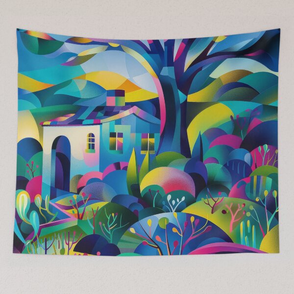Item preview, Colourful House designed and sold by HarperSkye.