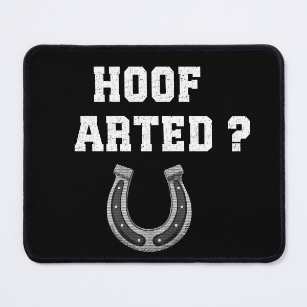 Item preview, Hoof Arted Funny Puns - Who Farted with Horseshoe Dad Joke designed and sold by elvisg03.