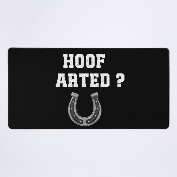 Item preview, Hoof Arted Funny Puns - Who Farted with Horseshoe Dad Joke designed and sold by elvisg03.