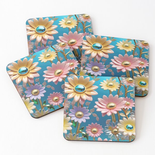 Item preview, 3d Pastel Colors, Floral Poster Design designed and sold by HAKKI ARSLAN.