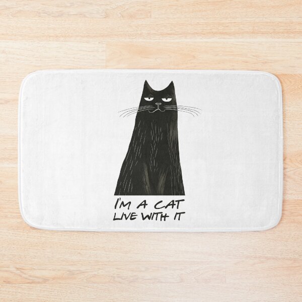Item preview, I'm a cat. Live with it. designed and sold by SpoonToonCnt.