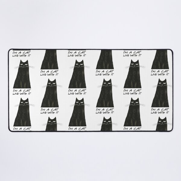 Item preview, I'm a cat. Live with it. designed and sold by SpoonToonCnt.