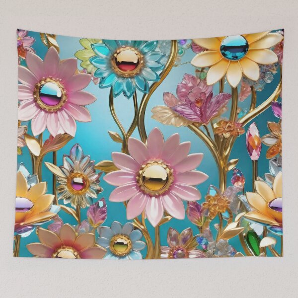 Item preview, 3d pastel flowers background, floral poster design. designed and sold by HAKKI ARSLAN.
