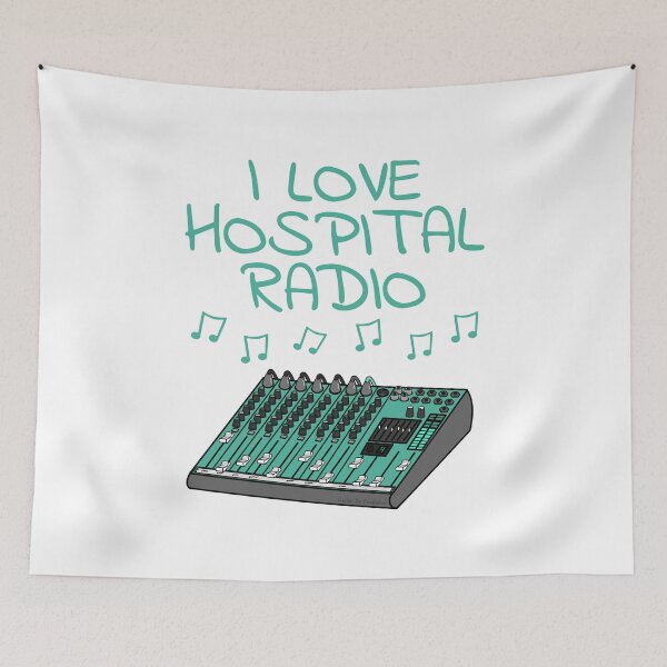 Item preview, I Love Hospital Radio, DJ Radio Presenter Sound Engineer designed and sold by doodlerob.