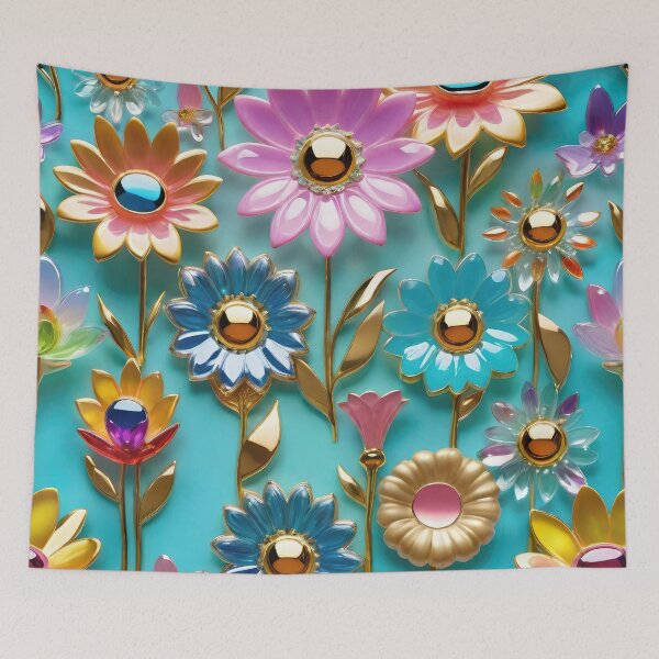 Item preview, 3d pastel flowers background, floral poster design. designed and sold by HAKKI ARSLAN.
