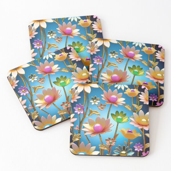 Item preview, 3d pastel flowers background, floral poster design. designed and sold by HAKKI ARSLAN.