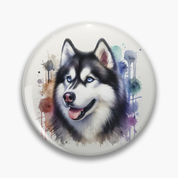 Item preview, Siberian Husky Portrait designed and sold by HWCanada.