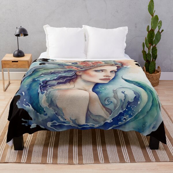 Item preview, Watercolor Siren  designed and sold by FitEnvy.