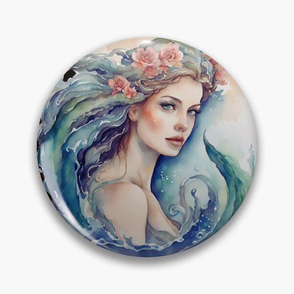 Item preview, Watercolor Siren  designed and sold by FitEnvy.