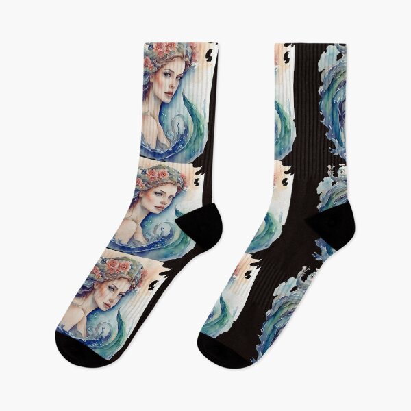 Item preview, Watercolor Siren  designed and sold by FitEnvy.